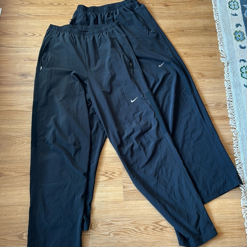 2 Nike black pants Men small